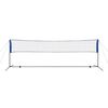 vidaXL Set Rete da Badminton con Volani 500x155 cm