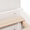 vidaXL Letto Libreria senza Materasso Bianco 120x200 cm Legno di Pino