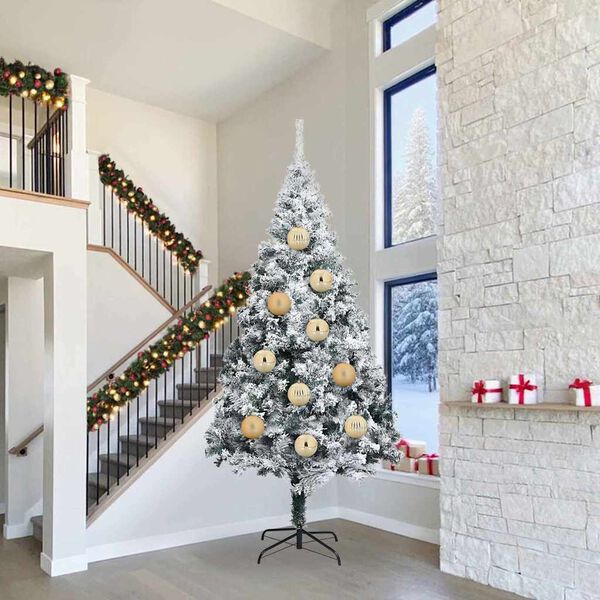 vidaXL Set di Palle di Natale 4 pcs Oro Plastica