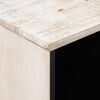 vidaXL Credenza Bianco 80 x 33,5 x 75 cm Legno di mango massello