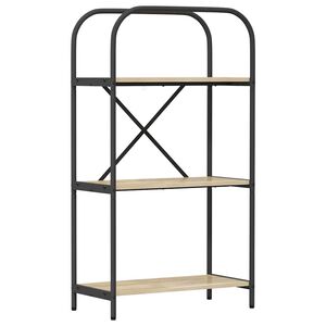 vidaXL Libreria 3 livelli 60 x 30 x 109 cm Legno ingegnerizzato