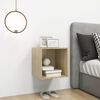 vidaXL Mobile a Muro Rovere Sonoma 37x37x37 cm in Legno Multistrato