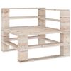 vidaXL Set Divani da Giardino su Pallet 7 pz in Legno di Pino