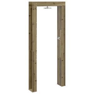 vidaXL Doccia da esterno 226 cm Naturale