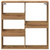 vidaXL Mobile a Parete Rovere Artigianale 80x15x80cm Legno Multistrato