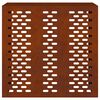 vidaXL Copertura per condizionatore d'aria Ruggine 110 x 50 x 105 cm