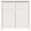 vidaXL Credenza Drammen Bianco 79 x 43 x 75.5 cm