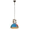 vidaXL Lampada Sospesa Industriale 25 W Multicolore Rotonda 40 cm E27