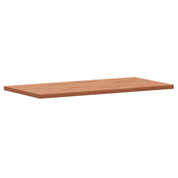 vidaXL Piano Tavolo 100x50x2,5cm Rettangolare Legno Massello di Faggio
