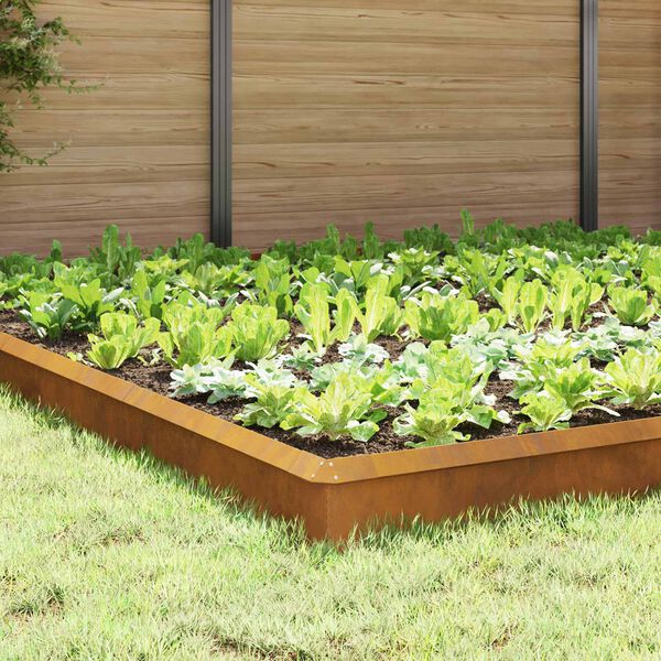 vidaXL Recinzioni per lumache 20 pcs Ruggine