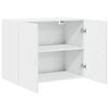 vidaXL Mobile a Parete Bianco 80x42,5x64 cm in Legno Multistrato