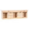 vidaXL Casetta per Passeri con 5 Camere 68x15x21 cm Legno di Abete