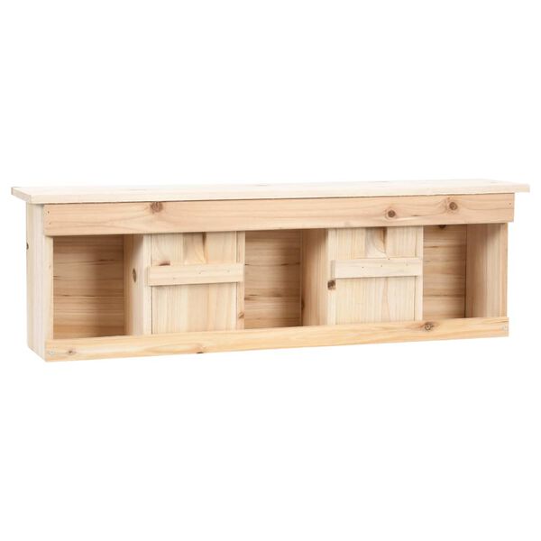 vidaXL Casetta per Passeri con 5 Camere 68x15x21 cm Legno di Abete