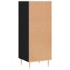 vidaXL Credenza Nera 34,5x32,5x90 cm in Legno Multistrato