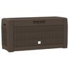 vidaXL Baule da Giardino Marrone 119x48x60 cm in Polipropilene