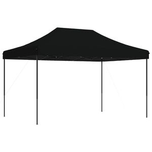 vidaXL Tenda Party 292 x 440 x 315 cm Nero Tessuto Oxford