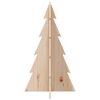 vidaXL Albero di Natale Decorativo in Legno 80 cm Legno Massello Pino