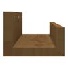 vidaXL Mensole da Parete 2 pz Ambra 50x12x9cm Legno Massello di Pino