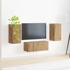 vidaXL Set mobile TV 6 pcs Rovere artigianale Legno multistrato
