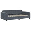 vidaXL Letto da Giorno Grigio Scuro 90x200 cm in Velluto