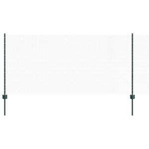 vidaXL Recinzione esagonale con palo 10 x 1 m Acciaio rivestito in PVC
