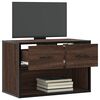 vidaXL Mobile TV Rovere Marrone 60x31x39,5cm in Truciolato e Metallo