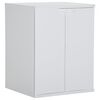 vidaXL Mobile per Lavatrice Bianco 68,5x64,5x88 cm in PVC
