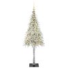 vidaXL Albero di Natale con 150 LED Bianco 150 cm PE e Acciaio