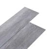 vidaXL Tavole per Pavimenti Legno grigio opaco 2,51 m&sup2; 18 pz PVC