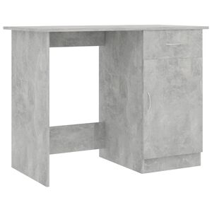 vidaXL Scrivania Grigio Cemento 100x50x76 cm in Legno Multistrato