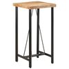 vidaXL Tavolino da Bar 55x55x107 cm Legno Massello di Mango e Ferro