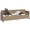 vidaXL Lettino Prendisole con Cuscini Beige&nbsp;in Polyrattan