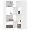 vidaXL Libreria Angolare 4Ripiani Bianca 85x85x140cm Legno Multistrato
