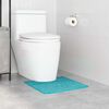 vidaXL Tappeto Antiscivolo per Bagno con Taglio per Toilette Turchese