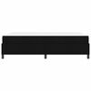 vidaXL Letto a molle Nero 140 x 200 cm Tessuto