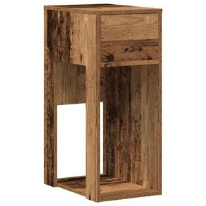 vidaXL Supporto per Computer a Torre con Cassetto Antico 30x44x74 cm