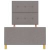 vidaXL Struttura del letto con testiera Talpa 90 x 190 cm Tessuto