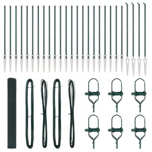 vidaXL Palo della recinzione Verde