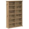 vidaXL Mobile per CD Rovere Artigianale 60 x 17 x 92 cm