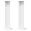 vidaXL Supporto per piante 2 pz Bianco 25 x 25,5 x 100,5 cm
