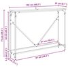 vidaXL Tavolo consolle Legno vecchio 102 x 23 x 75 cm