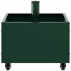 vidaXL Base per ombrellone Verde 45 x 45 x 45 cm Acciaio