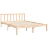 vidaXL Letto senza Materasso 140x190 cm in Legno Massello di Pino