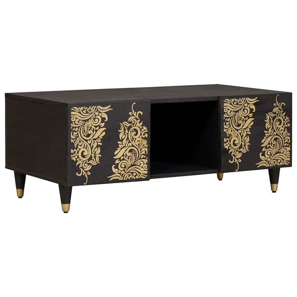 vidaXL Tavolino da salotto Nero 100 x 54 x 40 cm