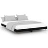 vidaXL Giroletto Nero 200x200 cm in Legno Multistrato