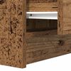 vidaXL Comodini con 2 Cassetti 2 pz in Legno Antico 38x34x80 cm