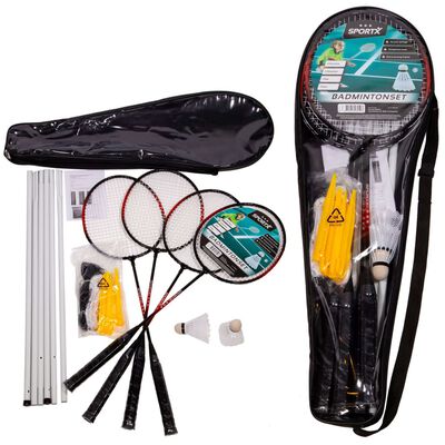 SportX Set da Badminton con Rete