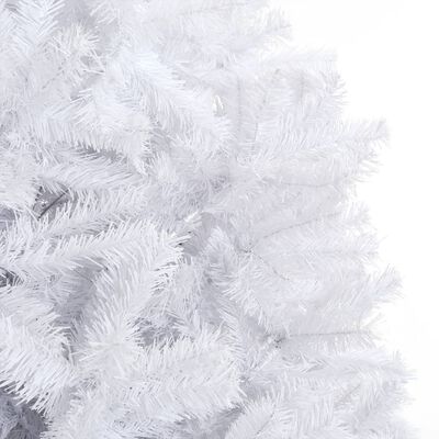 vidaXL Albero di Natale Artificiale Preiluminato 500 cm Bianco