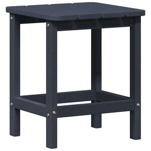 vidaXL Tavolo laterale Blu navy 38 x 38 x 46 cm Polietilene