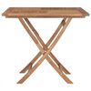 vidaXL Set da Pranzo da Giardino 5 pz in Legno Massello di Teak